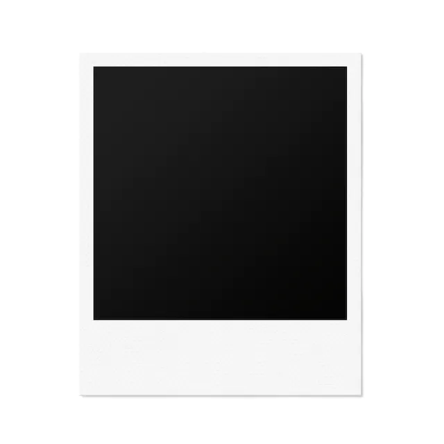 Black Photo Frame Mockup (4x6) — Blank Mockup Item